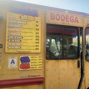 Bodega Truck - Menu - Food Trucks Near Me