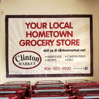 Clinton Market - rows of shopping carts in a store - Convenience Stores Near Me - Clinton, Montana