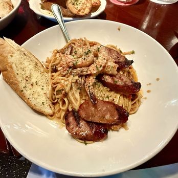 Pappadeaux Seafood Kitchen - Pappadeaux Platter with pasta, shrimp, crawfish and sausage. - Seafood Near Me - Phoenix, Arizona Pappadeaux Seafood Kitchen - Pappadeaux Platter with pasta, shrimp, crawfish and sausage. - Seafood Near Me - Phoenix, Arizona