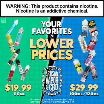 Artisan Vapor & CBD Arlington - Vape Shops Near Me - Arlington, Texas Artisan Vapor & CBD Arlington - Vape Shops Near Me - Arlington, Texas