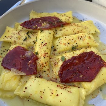 Lilia - Sheeps Milk Cheese Filled Agnolotti. - Italian Near Me - Brooklyn, New York Lilia - Sheeps Milk Cheese Filled Agnolotti. - Italian Near Me - Brooklyn, New York