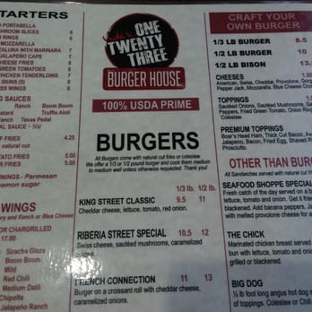 One Twenty Three Burger House - They have gluten free pizza!!!! - Burgers Near Me - Saint Augustine, Florida One Twenty Three Burger House - They have gluten free pizza!!!! - Burgers Near Me - Saint Augustine, Florida