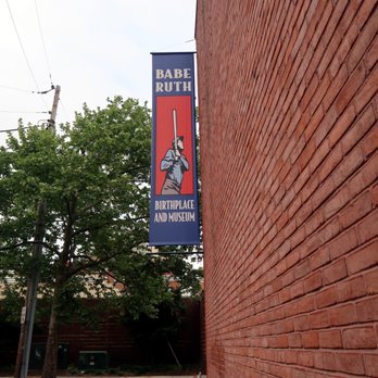 Babe Ruth Birthplace & Museum - Side of the building near the entrance - Museums Near Me - Baltimore, Maryland Babe Ruth Birthplace & Museum - Side of the building near the entrance - Museums Near Me - Baltimore, Maryland
