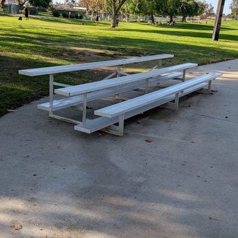 Liberty Park - Bleachers by the softball field - Parks Near Me - Cerritos, California