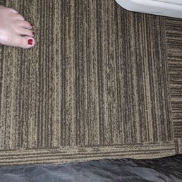 Hard to see, but the carpet was soaked! Hard to see, but the carpet was soaked!