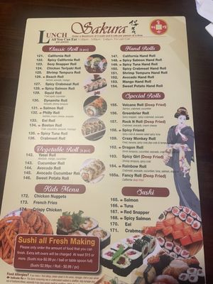 Menu photo 8 Sakura Japanese Restaurant Chesapeake, VA Menu photo 8 Sakura Japanese Restaurant Chesapeake, VA