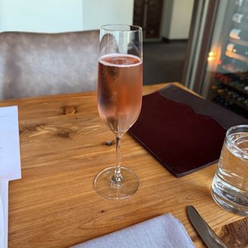Passionfish - Halibut and Rose bubbles - Seafood Near Me - Pacific Grove, California