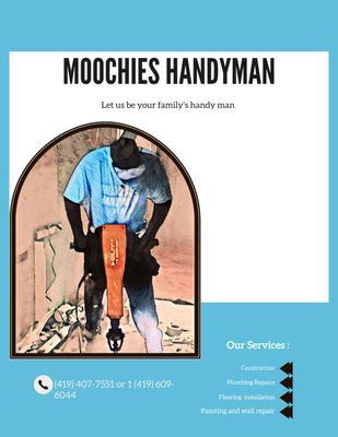 Moochie's Handyman Logo