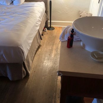 Hotel St. Francis - Sink with sharp corners is located 2 feet from bed. Unsafe for toddlers and children. - Hotels Near Me - Santa Fe, New Mexico Hotel St. Francis - Sink with sharp corners is located 2 feet from bed. Unsafe for toddlers and children. - Hotels Near Me - Santa Fe, New Mexico