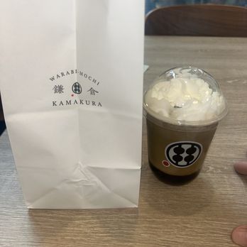 Warabimochi Kamakura - Hojicha Latte and Warabimochi - Desserts Near Me - Arcadia, California