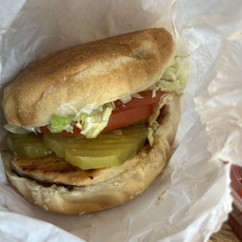 Tony's Cable Car Restaurant - Chicken burger. - Burgers Near Me - San Francisco, California
