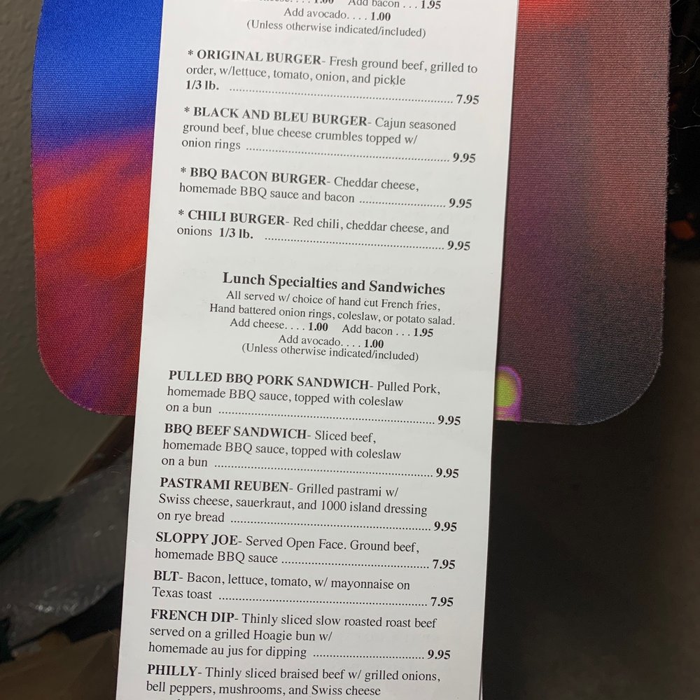 Hightower Café - Menu front - Burgers Near Me - Olathe, Colorado Hightower Café - Menu front - Burgers Near Me - Olathe, Colorado