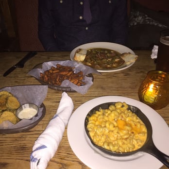 Ninth Ward - The Gumbo, Mac n Cheese (outstanding!) , Fried Pickles, and Sweet Potato Fries - Lounges Near Me - New York, New York