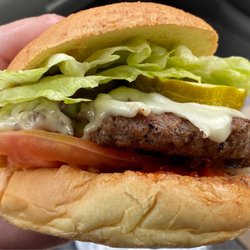 Italian Style Pizza & Pasta - Cheese Burger Special minus the Mayo. 8oz angus beer, brioche roll.