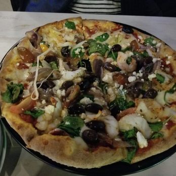 Savor Restaurant - Pretty darn good pizza, the Shrimp one - Seafood Near Me - Carmel, Indiana Savor Restaurant - Pretty darn good pizza, the Shrimp one - Seafood Near Me - Carmel, Indiana