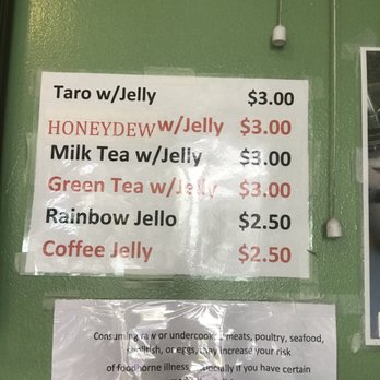 Pho Kapahulu - Jelly drinks (02/2017) - Vietnamese Near Me - Honolulu, Hawaii Pho Kapahulu - Jelly drinks (02/2017) - Vietnamese Near Me - Honolulu, Hawaii