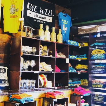 One Well Brewing - Some merchandise - Breweries Near Me - Kalamazoo, Michigan