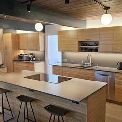 Eichler kitchen in caramelized bamboo
