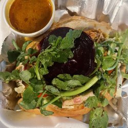 Pan con Pollo- super delicious and juicy!