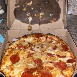 Pizza delivery was late for about an hour than we get this what type of service is this place providing so upsetting Pizza delivery was late for about an hour than we get this what type of service is this place providing so upsetting
