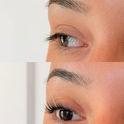 Un-Stripped Lash + Brow Bar - Korean Lash Lift + Tint on downward facing stubborn lashes
