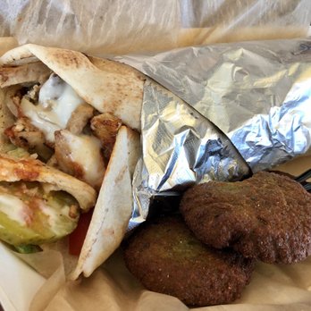 Celo's Shawarma Factory - My chicken shawarma & falafel. - Middle Eastern Near Me - Melbourne, Florida