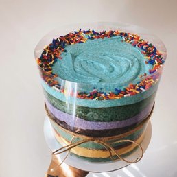 Rainbow Cloud Vanilla Cake