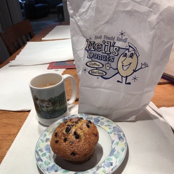 Neil's Donuts - 12/24/20. Had to have a blueberry muffin to go with coffee! - Bakeries Near Me - Wallingford, Connecticut