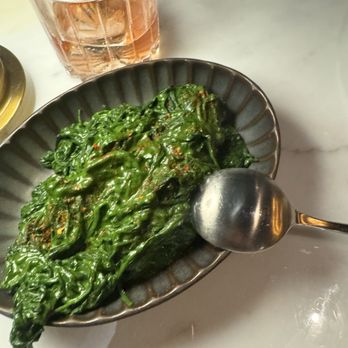 Sky Room - Sautéed Savoy spinach - American Near Me - Long Beach, California