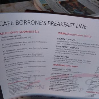 Cafe Borrone - Breakfast & Brunch Near Me - Menlo Park, California