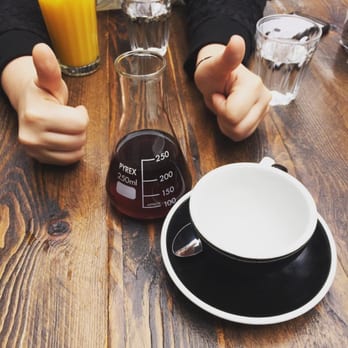 Caravan - Tiny hipster coffee looks cute, tastes good, cools quickly. - Breakfast & Brunch Near Me - London, XGL