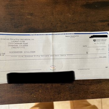LQK Pick Your Part - Unsigned and unusable check. - Auto Repair Near Me - Oceanside, California