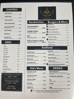Menu photo 3 Jill’s Hometown Cafe Attapulgus, GA