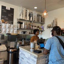 Hot & New - Latte Lounge - Cozy inside area where you order.