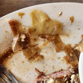 Damons Grill - Onion skins. Yuck - Seafood Near Me - Myrtle Beach, South Carolina