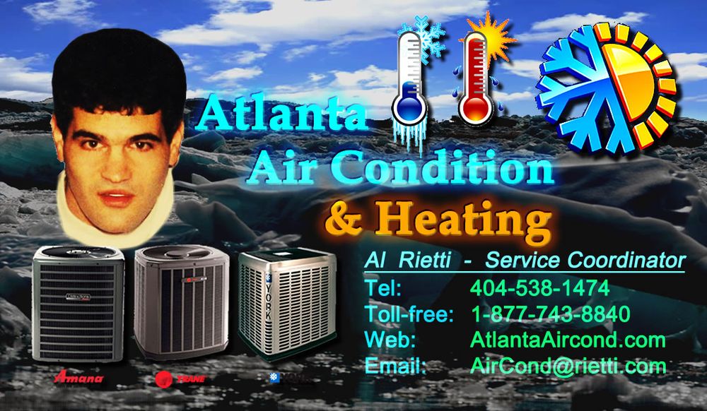 ATLANTA AIR CONDITION & HEATING AC CONDITIONING HVAC REPAIR 1119