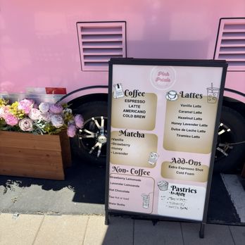 Pink Petals Mobile Cafe - Menu 5/2026 - Coffee & Tea Near Me Pink Petals Mobile Cafe - Menu 5/2026 - Coffee & Tea Near Me