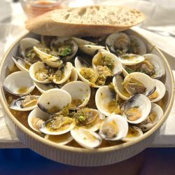 KC’s Oyster Shack - Steamed little neck clams.