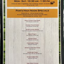 Fisherman's Galley - Updated menu