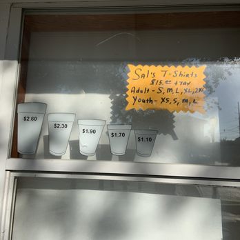 Sal's Sno-Ball Stand - Sizes and prices. - Desserts Near Me - Metairie, Louisiana Sal's Sno-Ball Stand - Sizes and prices. - Desserts Near Me - Metairie, Louisiana