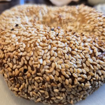 Irene’s Bagels - Covered in sesame seeds. Divine - Bagels Near Me - Chicago, Illinois