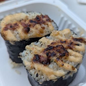 Shootz - Spam brulee musubi 2 piece - Hawaiian Near Me - Stanton, California Shootz - Spam brulee musubi 2 piece - Hawaiian Near Me - Stanton, California