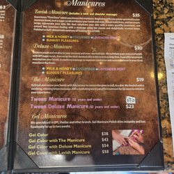 Lavish Nail Spa - Menu