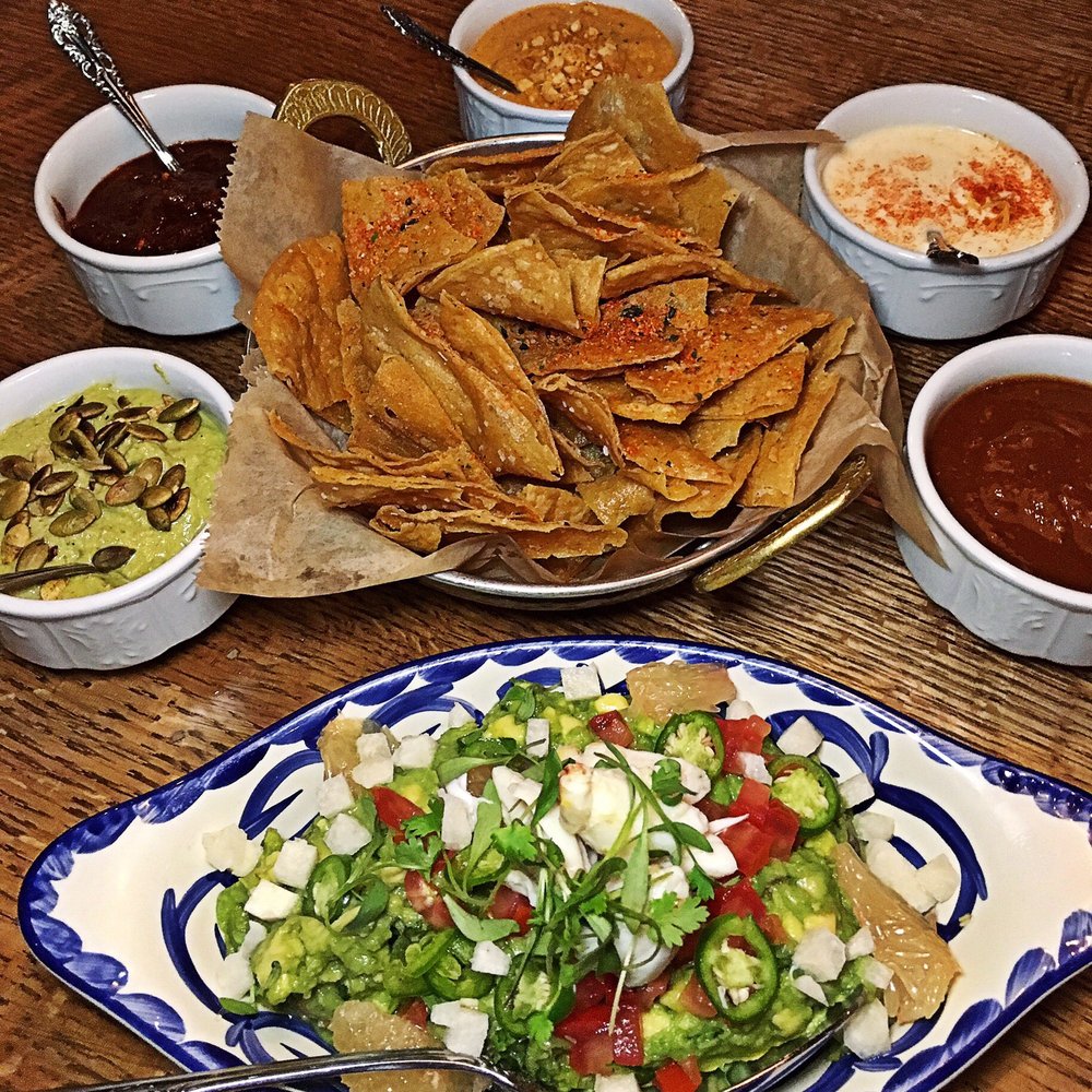Barrio - All 5 salsas and guac - Mexican Near Me - Chicago, Illinois Barrio - All 5 salsas and guac - Mexican Near Me - Chicago, Illinois