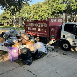 Junk King Katy - -Sugar Land resident was moving out & they left all remaining items outside for us to pick up-