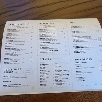 Beso Taco Bar - Cocktail menu - Mexican Near Me - Newburgh, New York Beso Taco Bar - Cocktail menu - Mexican Near Me - Newburgh, New York