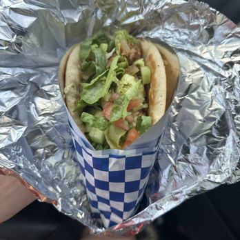 2 Guys and A Grill - a sandwich wrapped in foil - Food Trucks Near Me - Redding, California