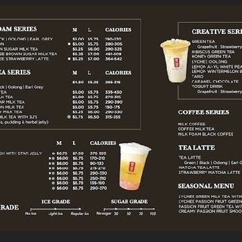 Gong Cha - Menu - Bubble Tea Near Me - Bronx, New York Gong Cha - Menu - Bubble Tea Near Me - Bronx, New York