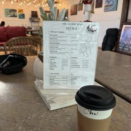 Menu and seating Menu and seating