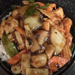 China Wok - Shrimp w/Black Bean Sauce and White Rice